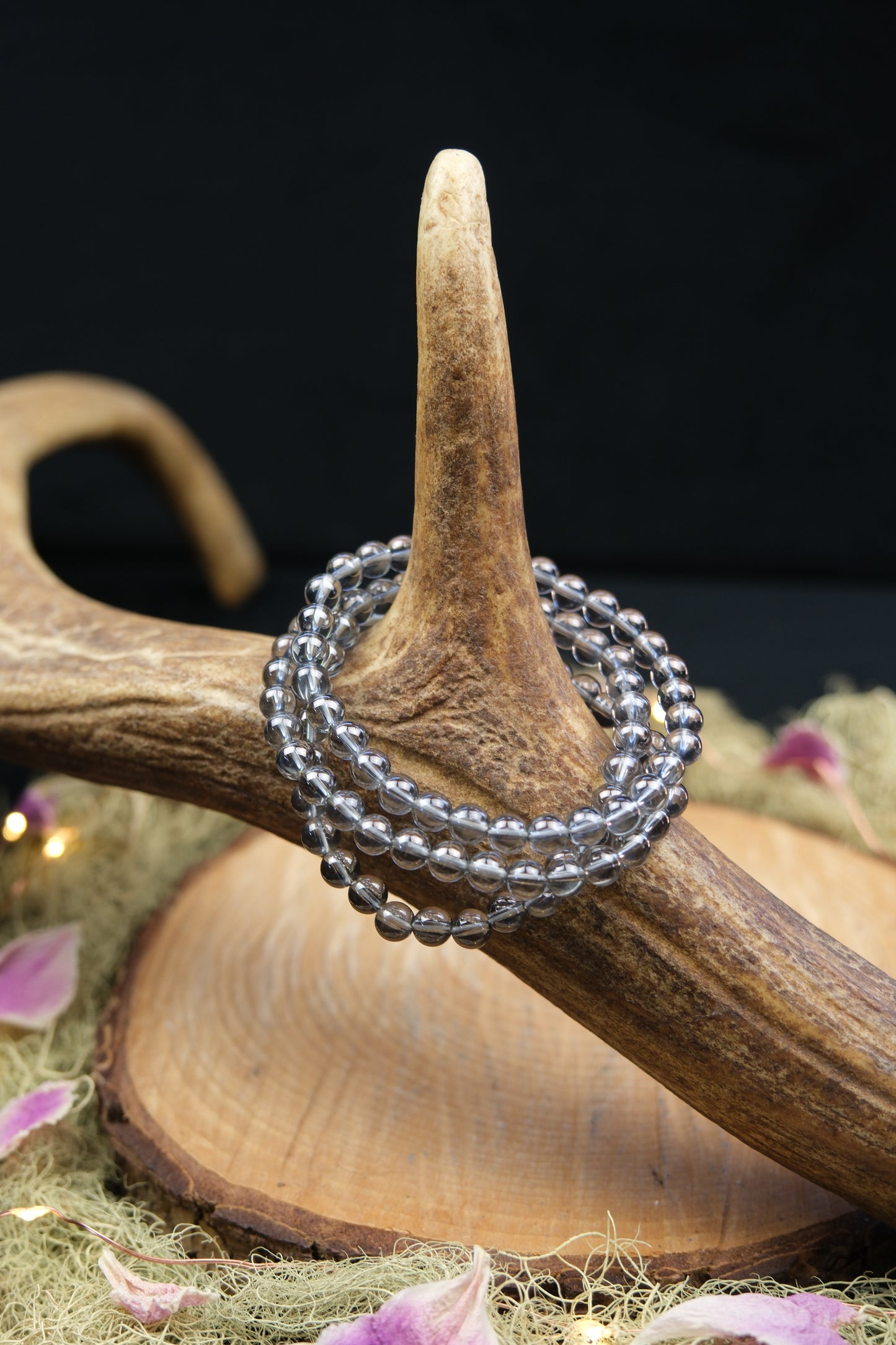 Silver Aura Quartz Bracelet