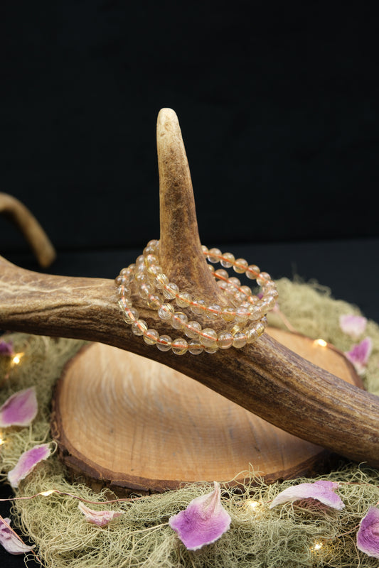 Golden Rutilated Quartz Bracelet