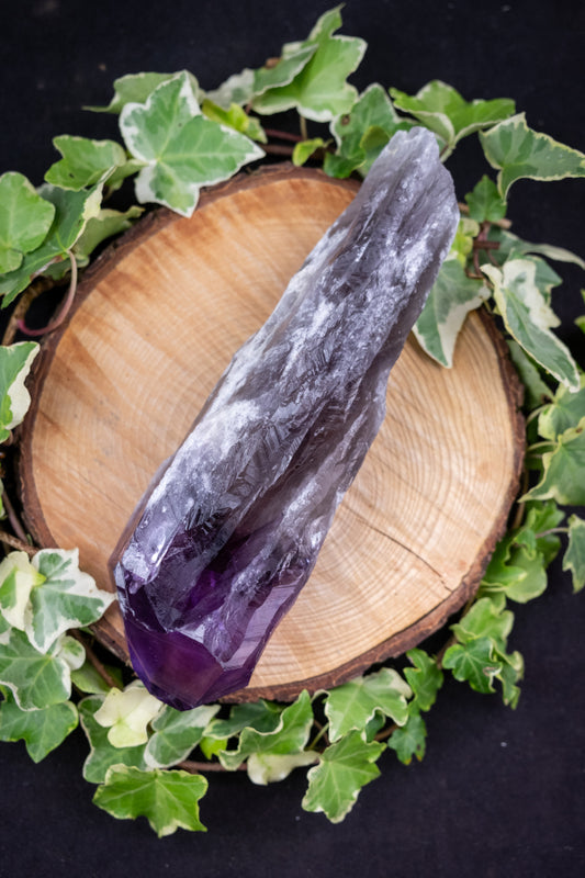 Rare Amethyst Sceptre Twin Flame Crystal, High Grade Healing Stone, Crown Chakra Spiritual Gem from Brazil
