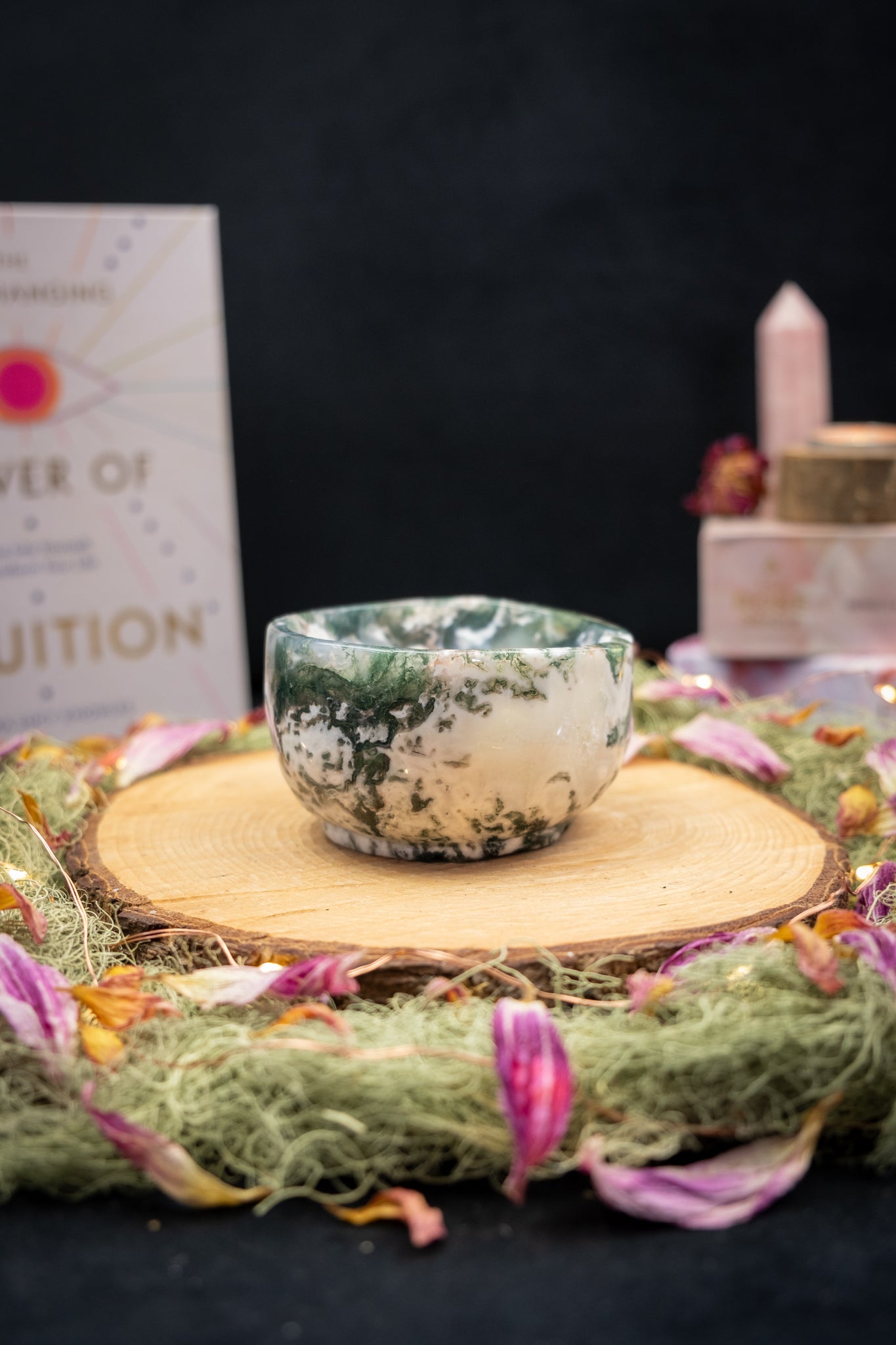 Moss Agate Bowl