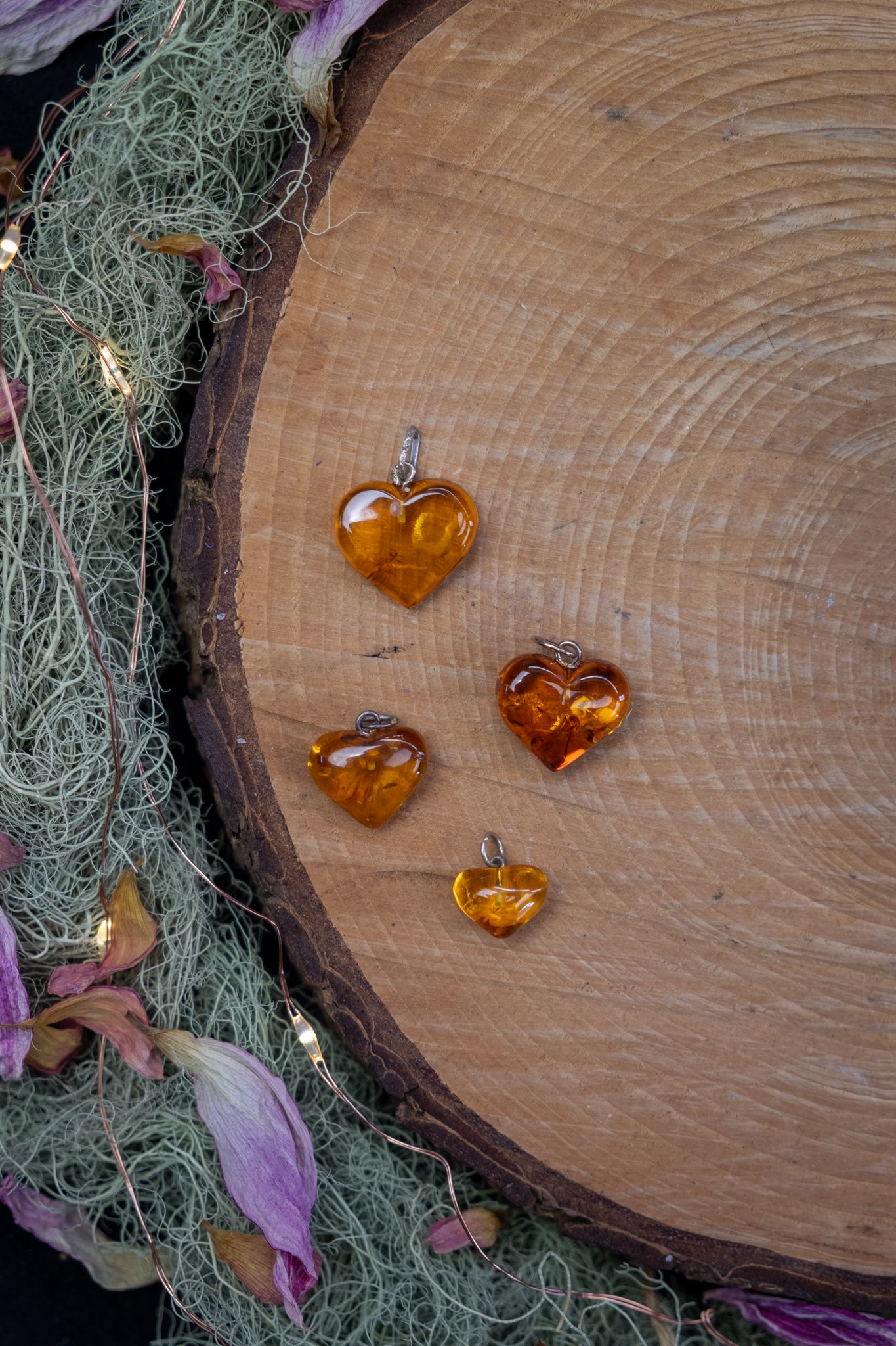 Baltic Amber Heart Pendant