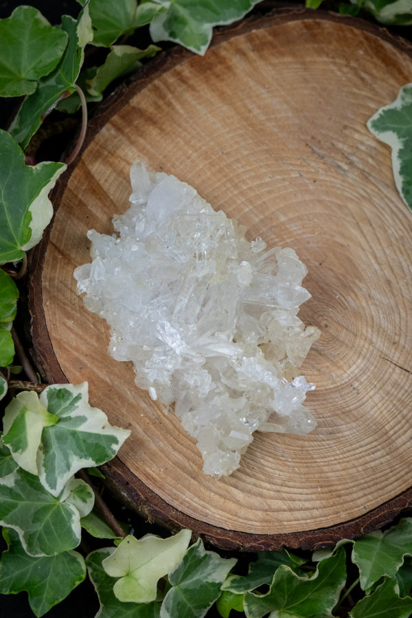 Golden Arkansas Quartz Cluster Crystal, Raw Quartz Stone, Healing Energy Gemstone, High Vibration Crystal for Clarity and Light