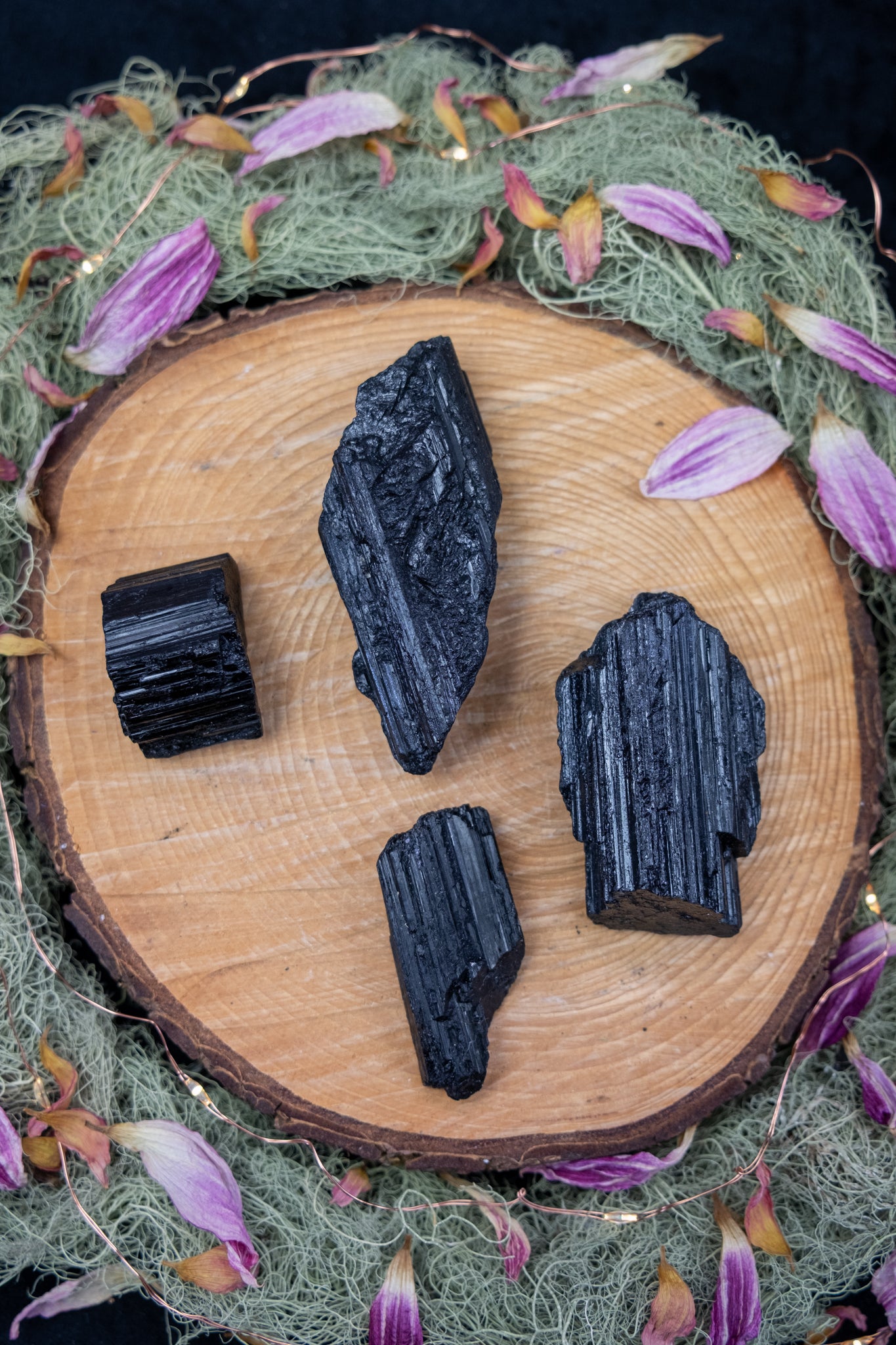 Raw Black Tourmaline Crystal