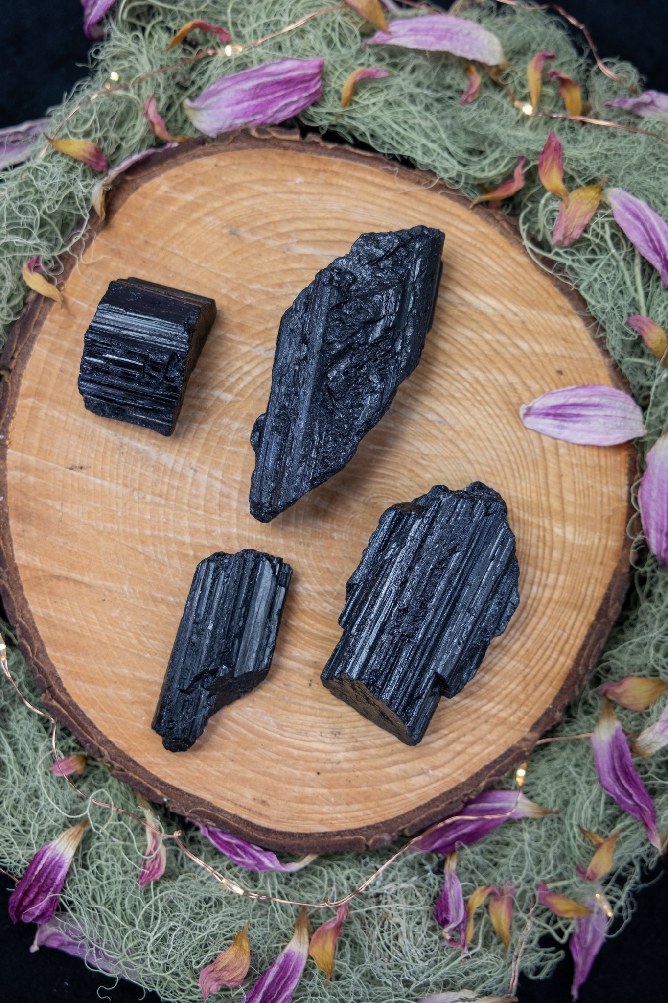 Raw Black Tourmaline Crystal