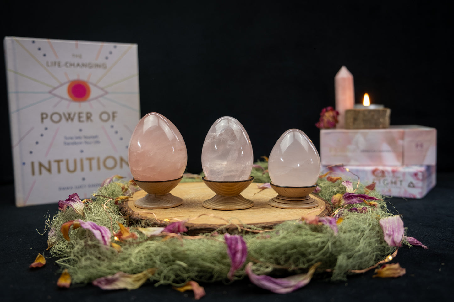 Star Rose Quartz Egg