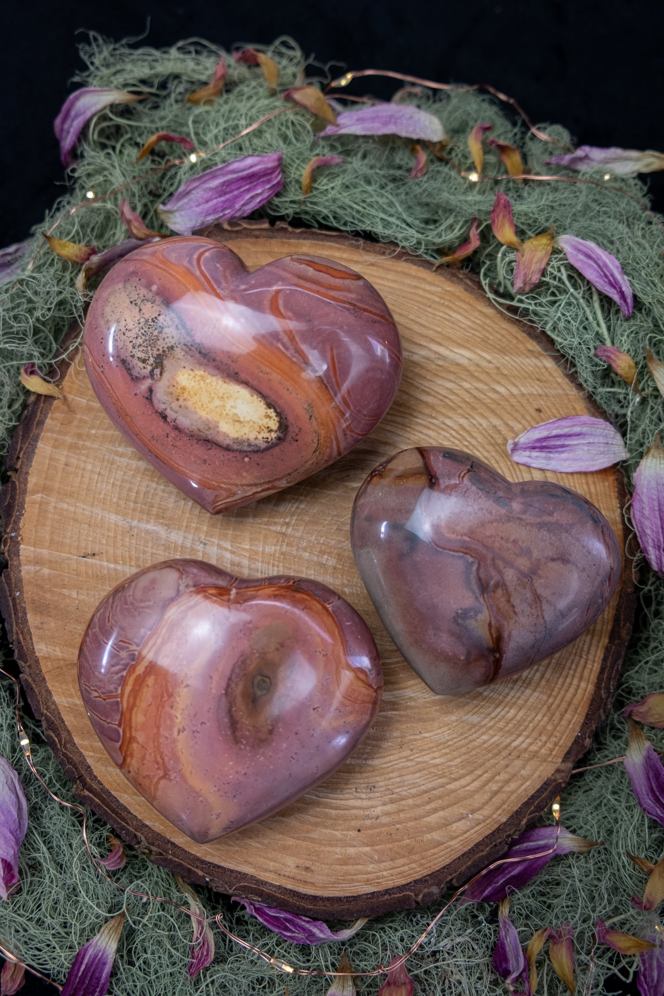 Polychrome Jasper Heart