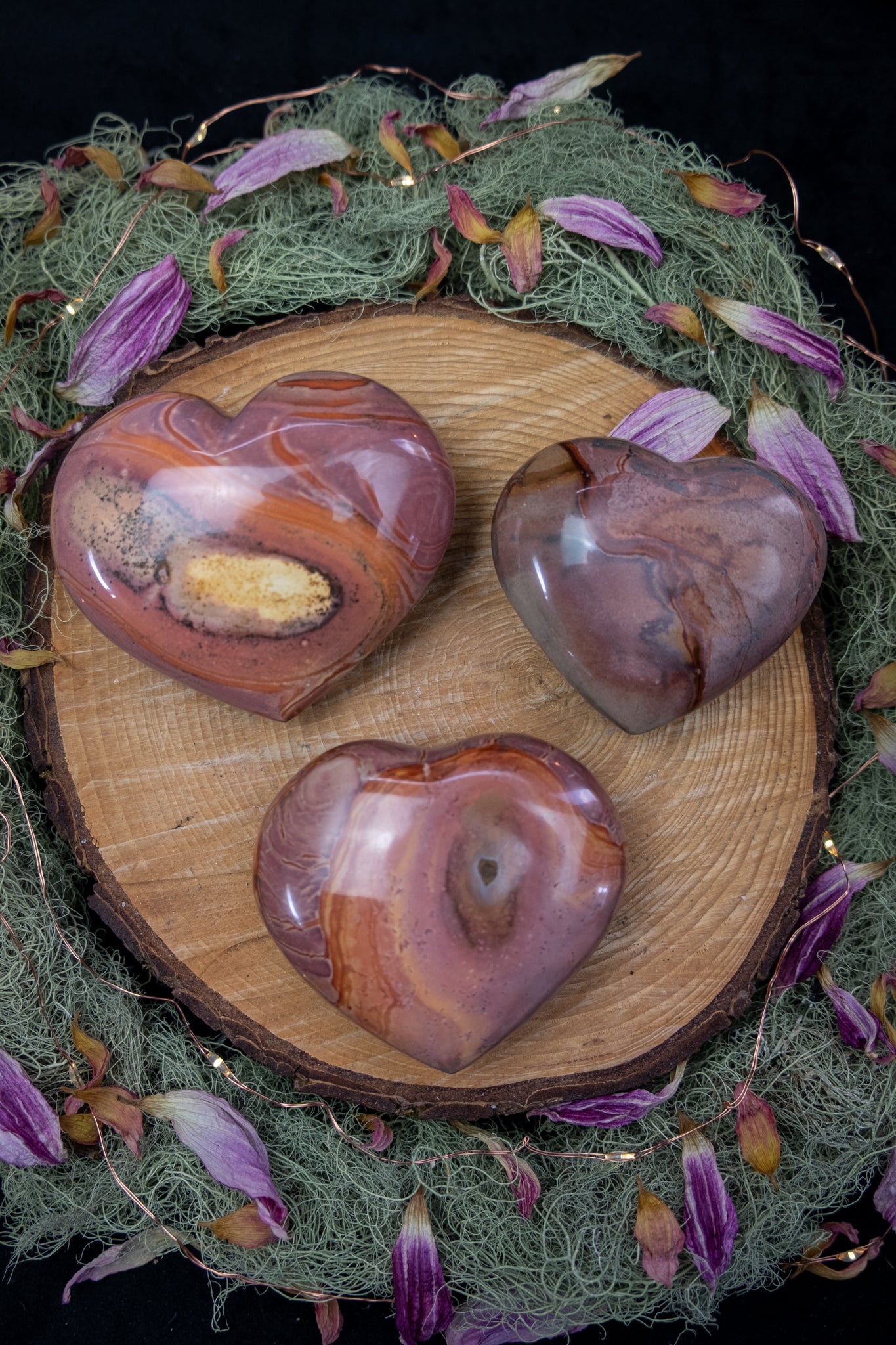 Polychrome Jasper Heart