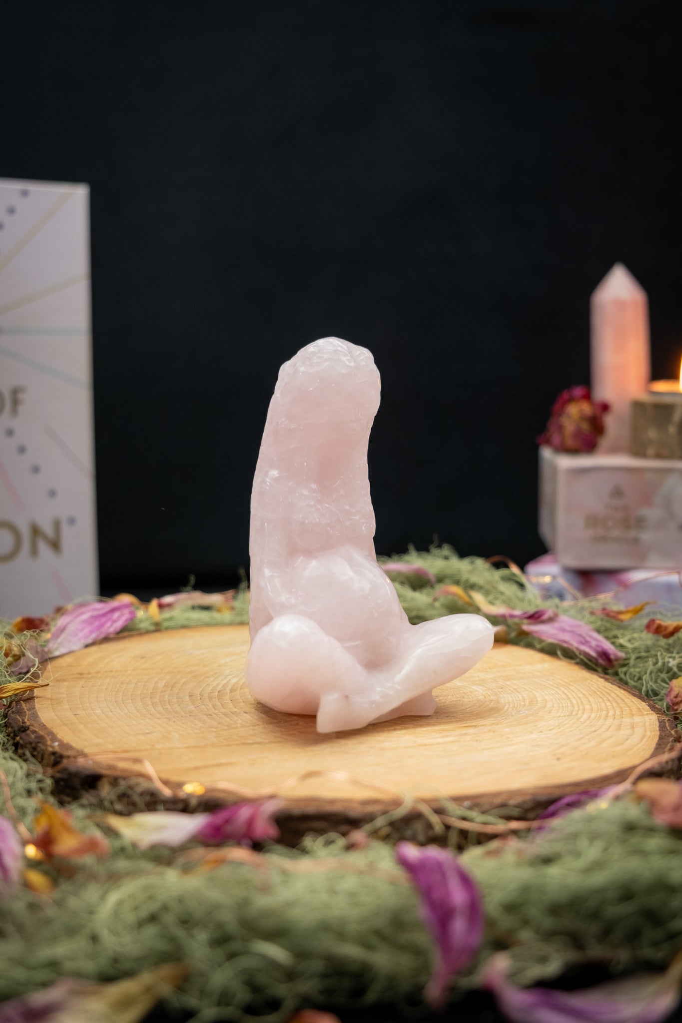 Rose Quartz Gaia Goddess Crystal
