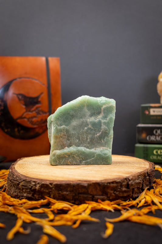 Raw Green Aventurine Crystal Stone Gem for Luck Prosperity Healing Heart Chakra Energy Emotional Balance