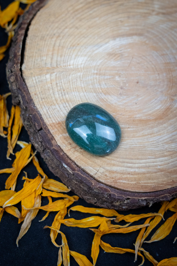 High Grade Green Aventurine Cabochon, Polished Gemstone, Crystal for Heart Chakra Healing, Prosperity, Abundance and Growth