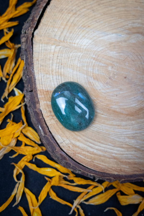 High Grade Green Aventurine Cabochon, Polished Gemstone, Crystal for Heart Chakra Healing, Prosperity, Abundance and Growth