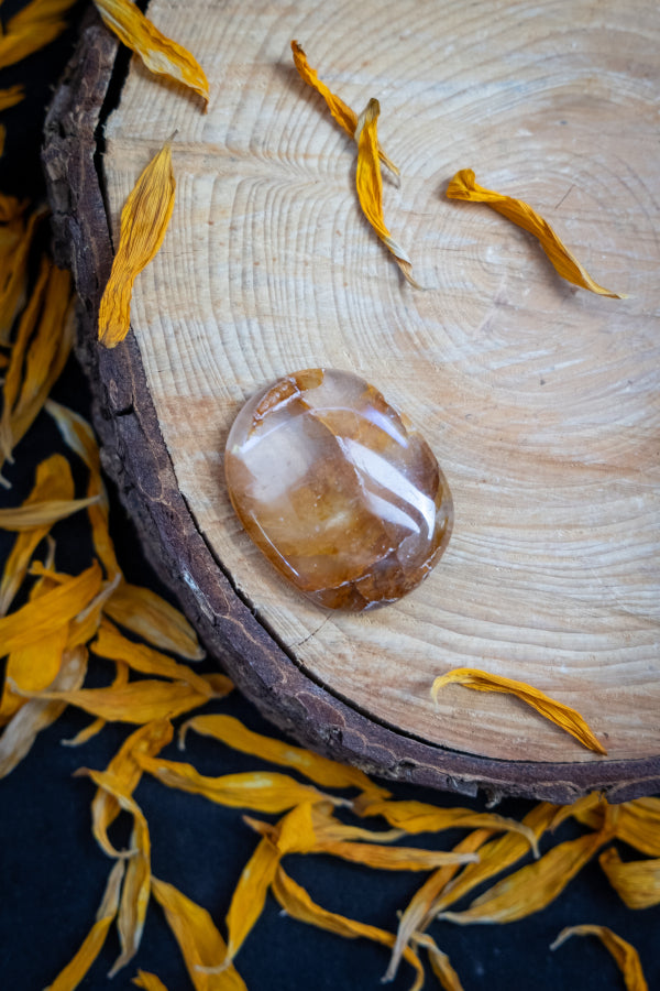 Golden Healer Quartz Cabochon High Grade Polished Crystal Gemstone for Healing Energy Clarity Balance and Spiritual Growth