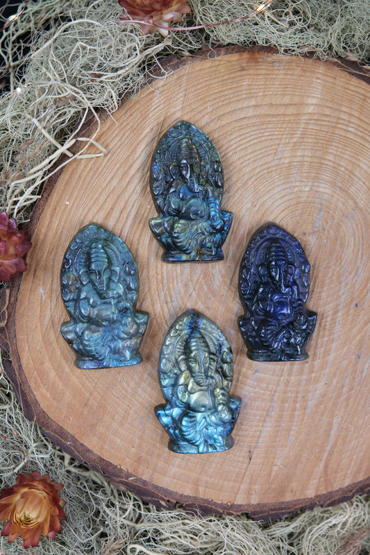 Labradorite Ganesha