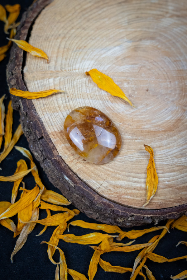Golden Healer Quartz Cabochon High Grade Polished Crystal Gemstone for Healing Energy Clarity Balance and Spiritual Growth