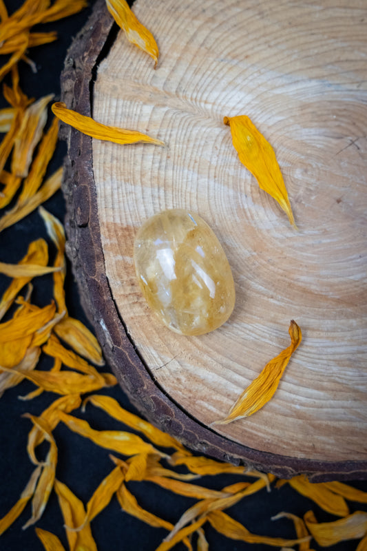 Golden Healer Quartz Cabochon High Grade Polished Crystal Gemstone for Healing Energy Clarity Balance and Spiritual Growth
