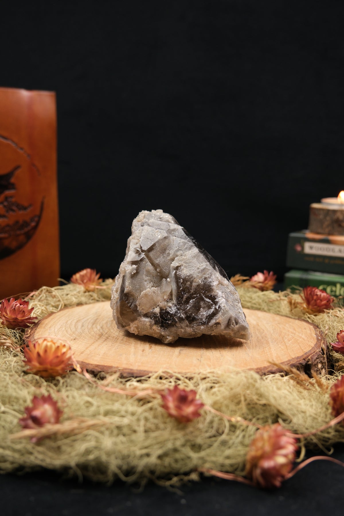 South African Smokey Lemurian Quartz Intergrown Formation