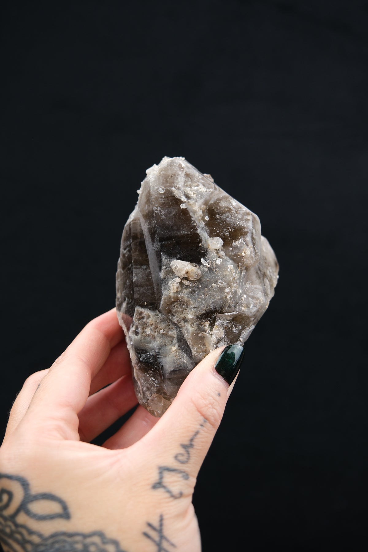 South African Smokey Lemurian Quartz Intergrown Formation