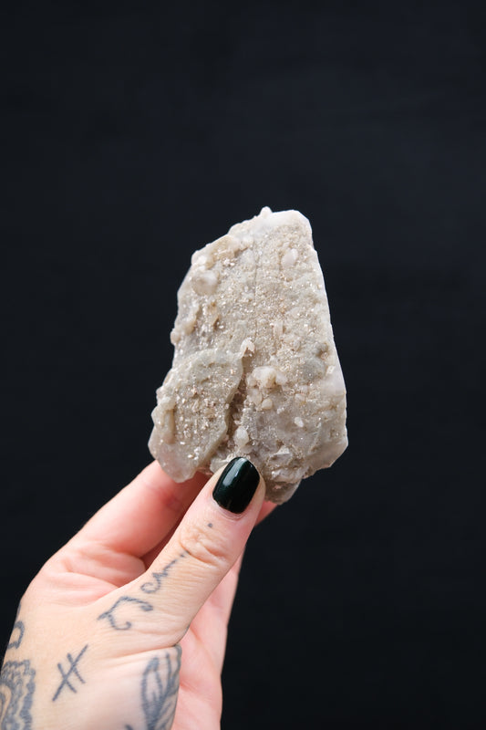 South African Smokey Lemurian Quartz with Barnacle Crystals