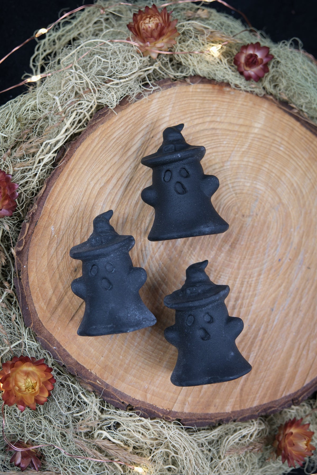 Black Obsidian Ghost Carving