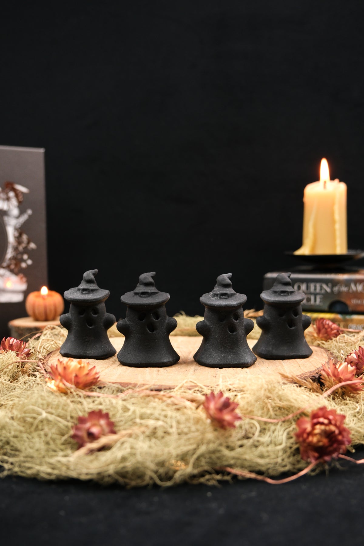 Black Obsidian Ghost Carving