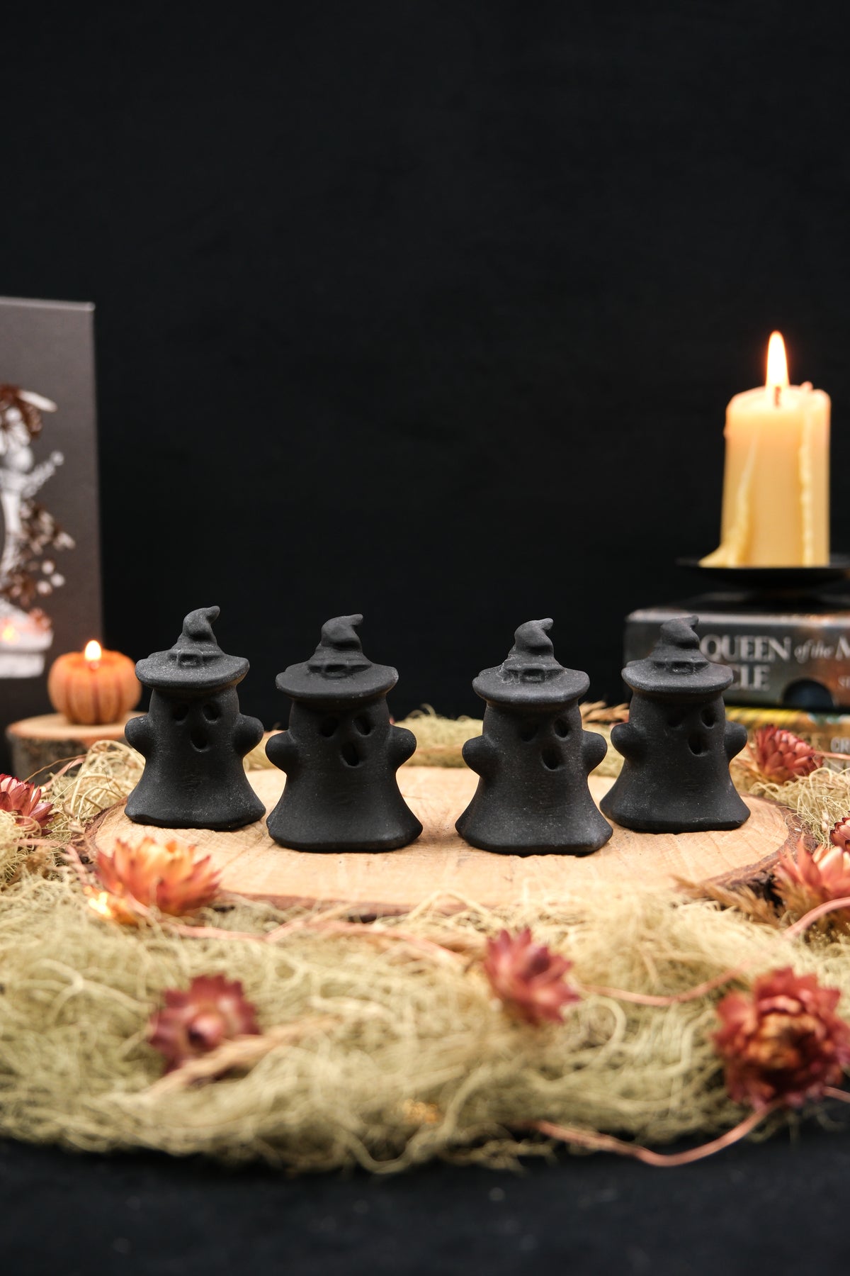 Black Obsidian Ghost Carving
