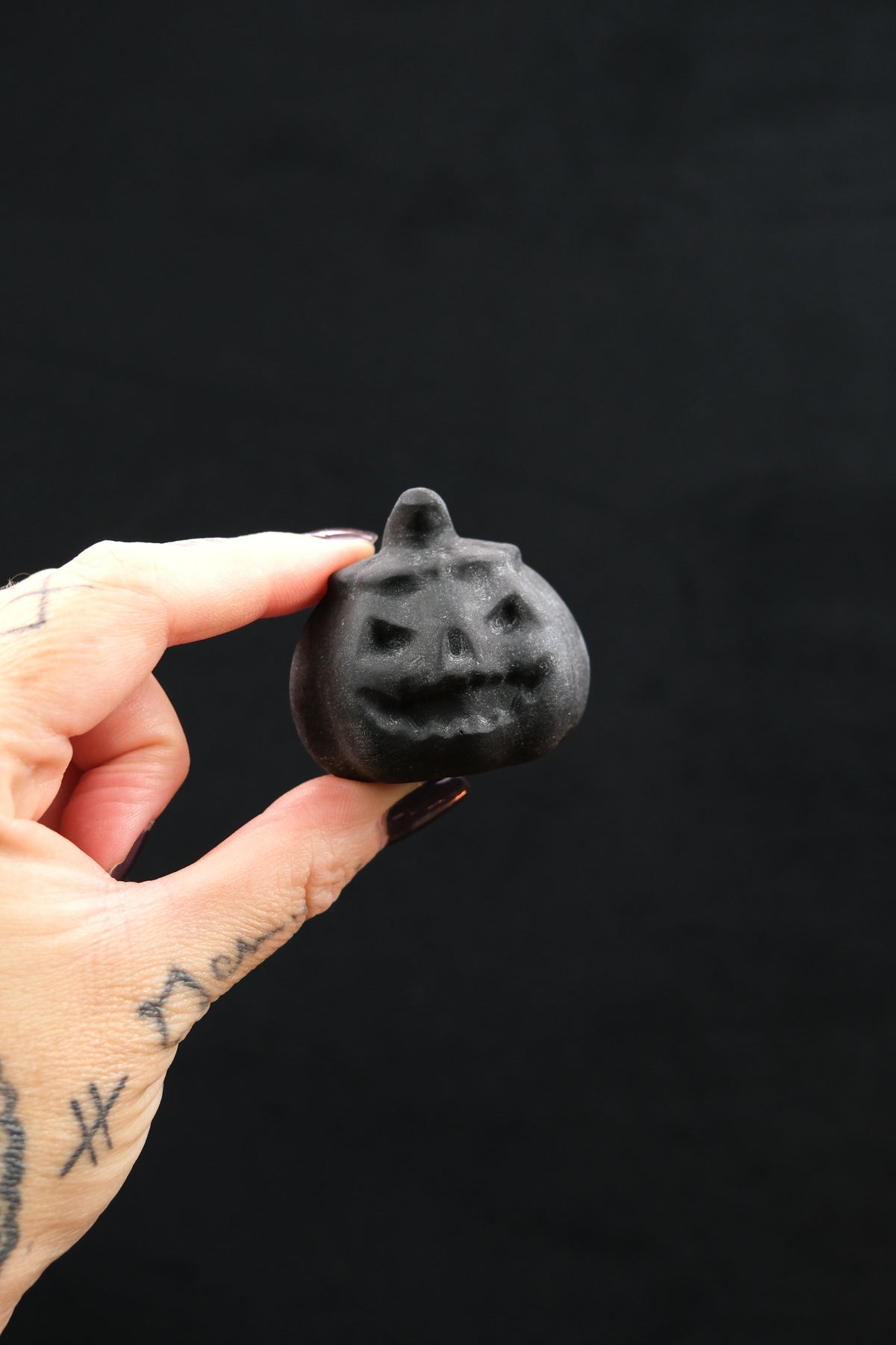 Black Obsidian Pumpkin Carving