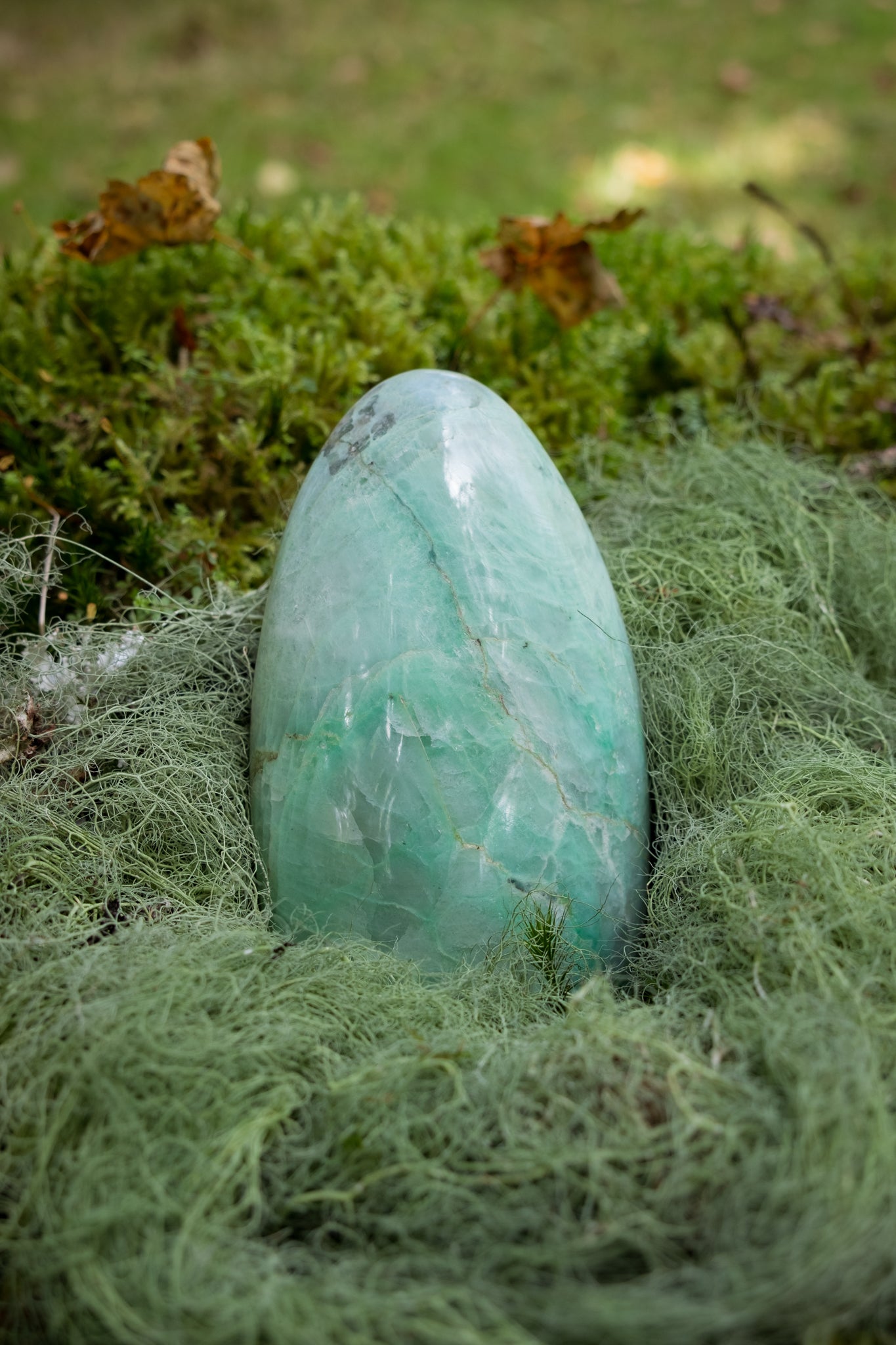 Green Moonstone Freeform, Heart Healing Crystal Stone, Emotional Balance Gem, Calming Soothing Crystal for Intuition and Growth