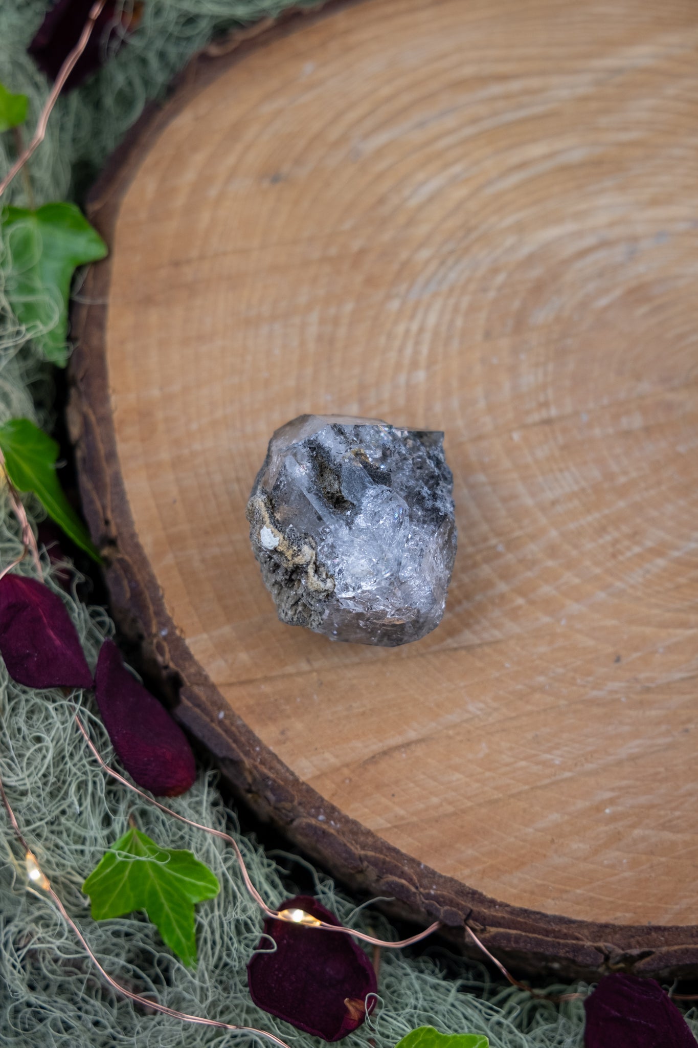 Herkimer Diamond with Matrix