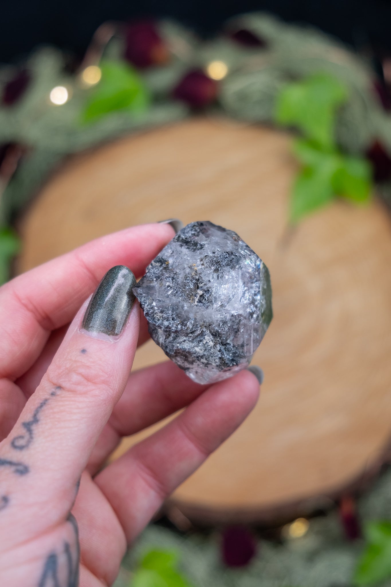 Herkimer Diamond with Matrix