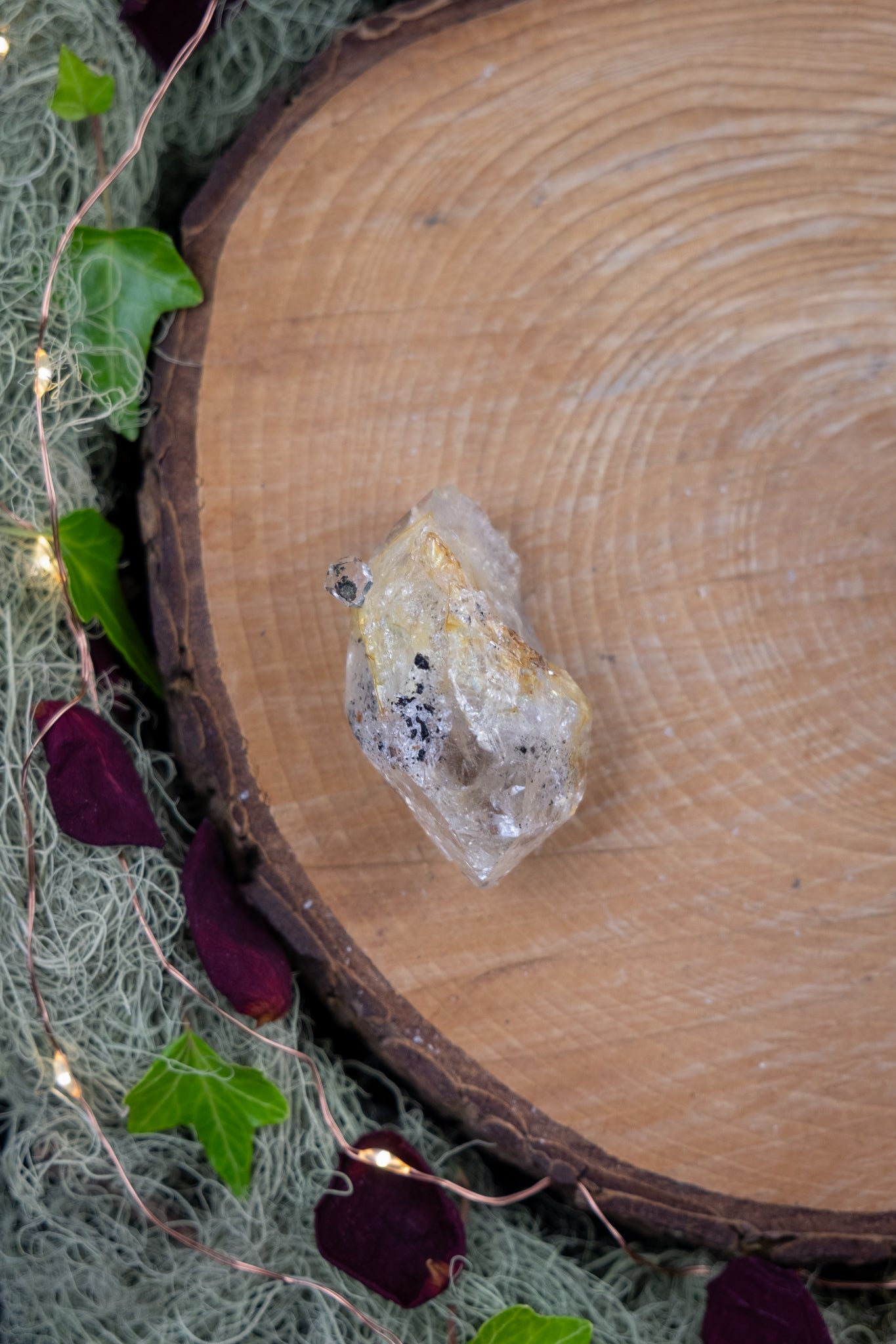 Herkimer Diamond with Baby Herkimer