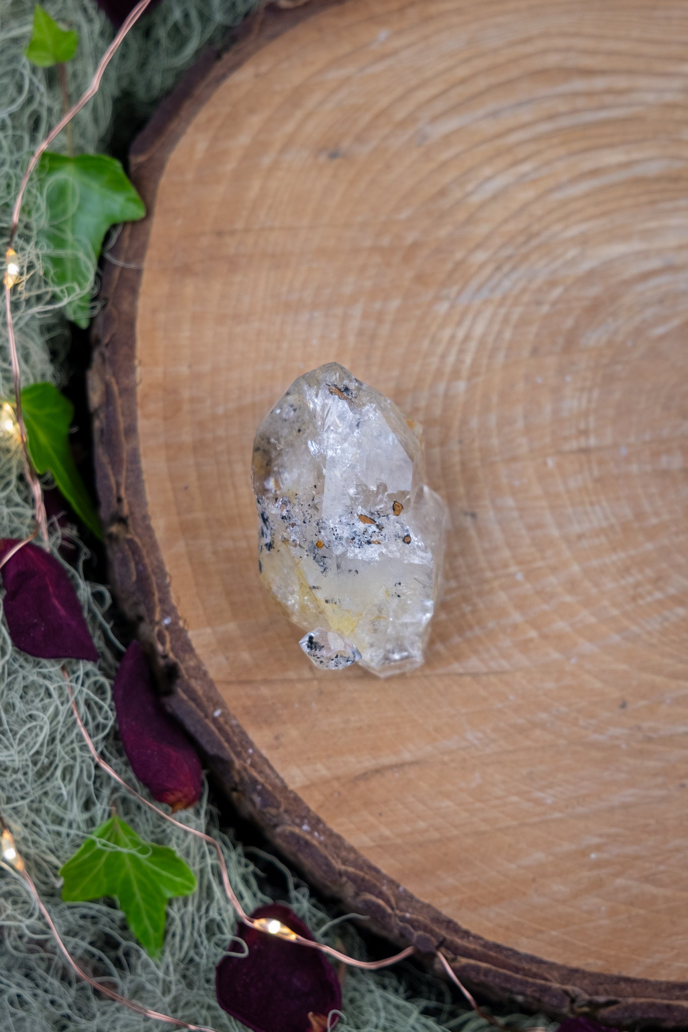 Herkimer Diamond with Baby Herkimer