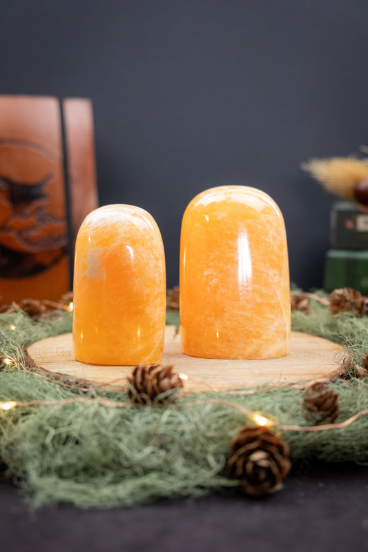 Orange Calcite Free Form Crystal, Energising Healing Stone, Creativity Gem, Sacral Chakra Crystal, Uplifting Confidence & Joy
