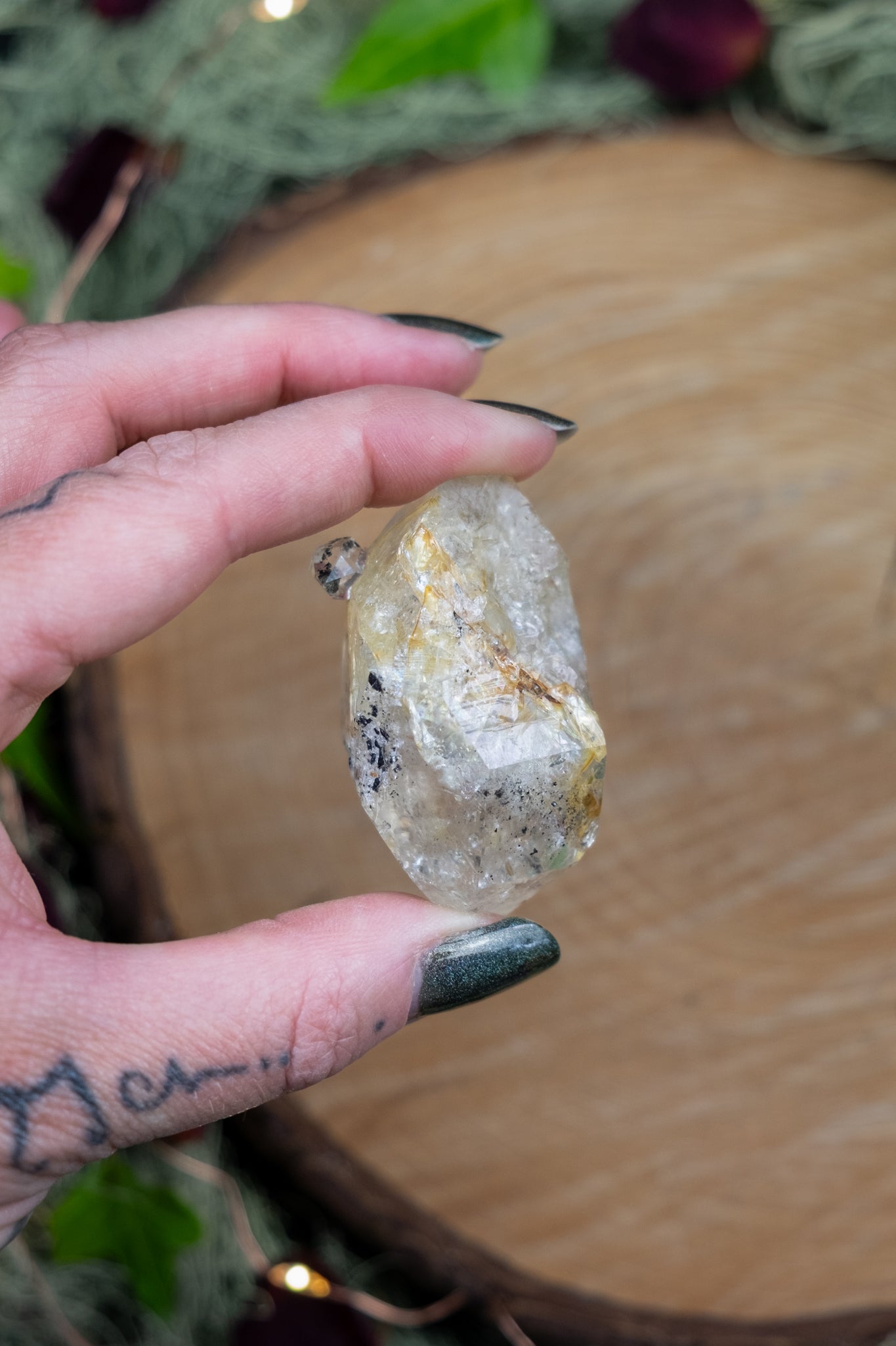 Herkimer Diamond with Baby Herkimer