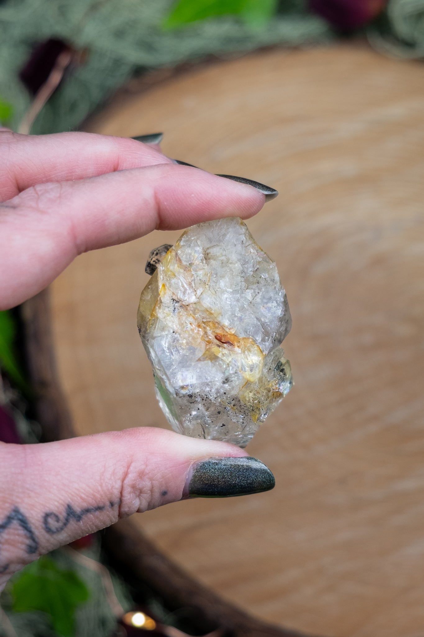 Herkimer Diamond with Baby Herkimer