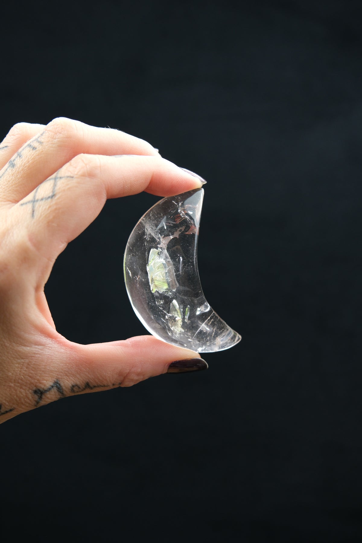 Clear Quartz Moon