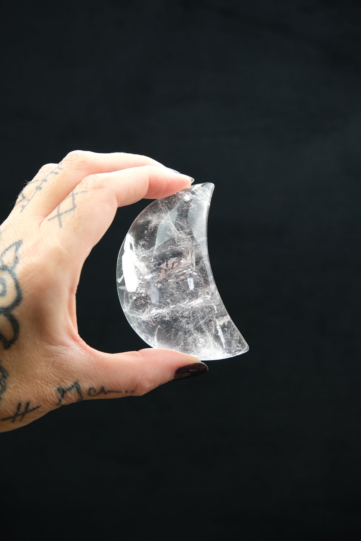 Clear Quartz Moon