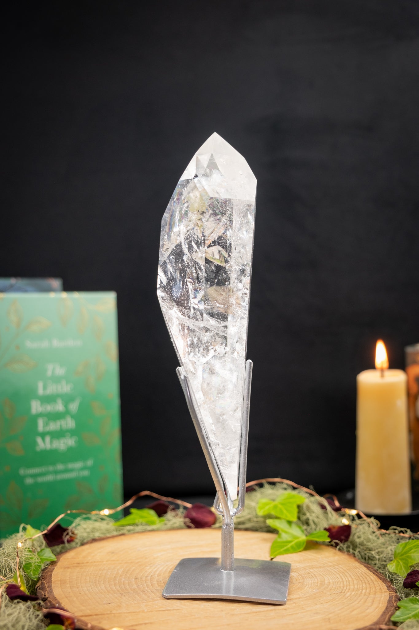 Lemurian Quartz DT on Stand