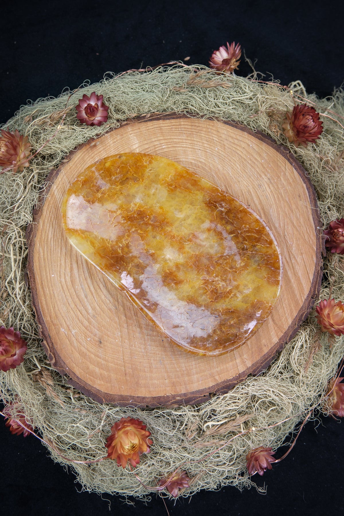 Golden Healer Quartz Dish, Madagascar