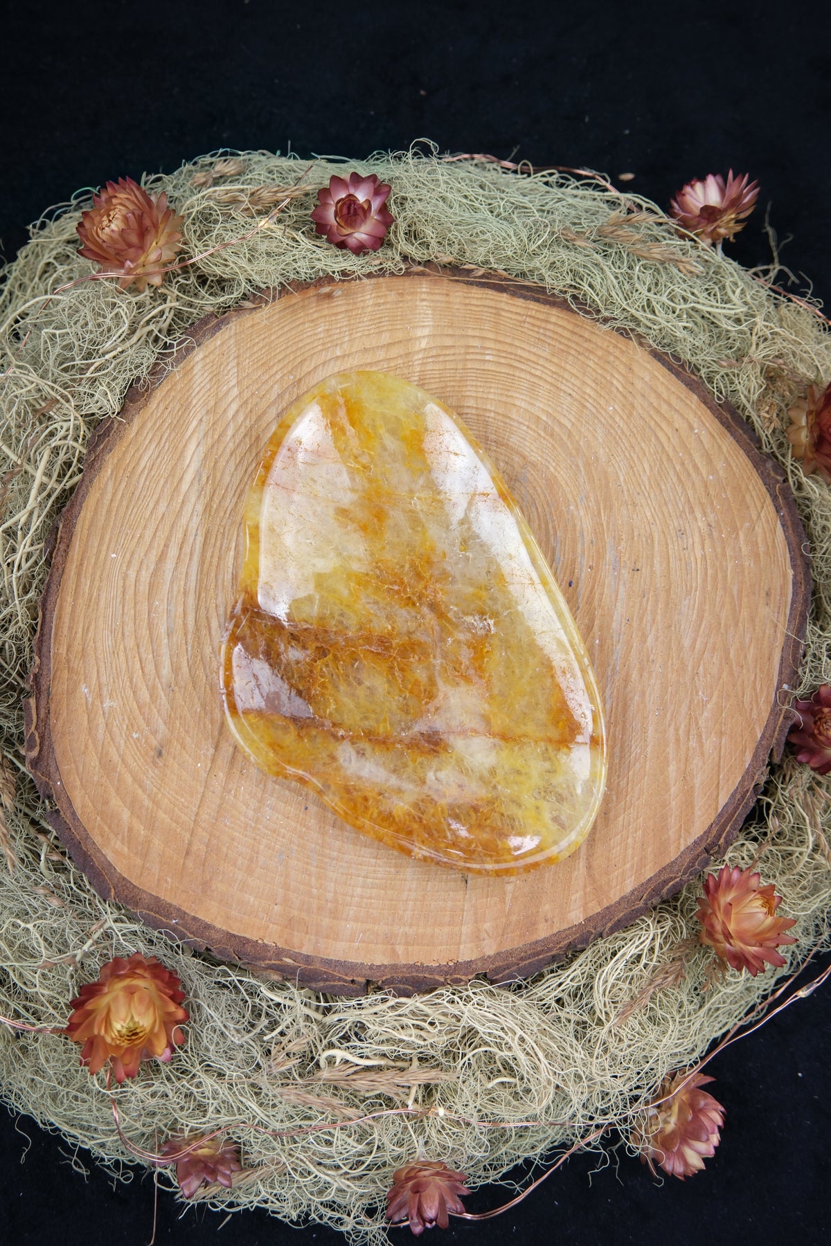 Golden Healer Quartz Dish, Madagascar