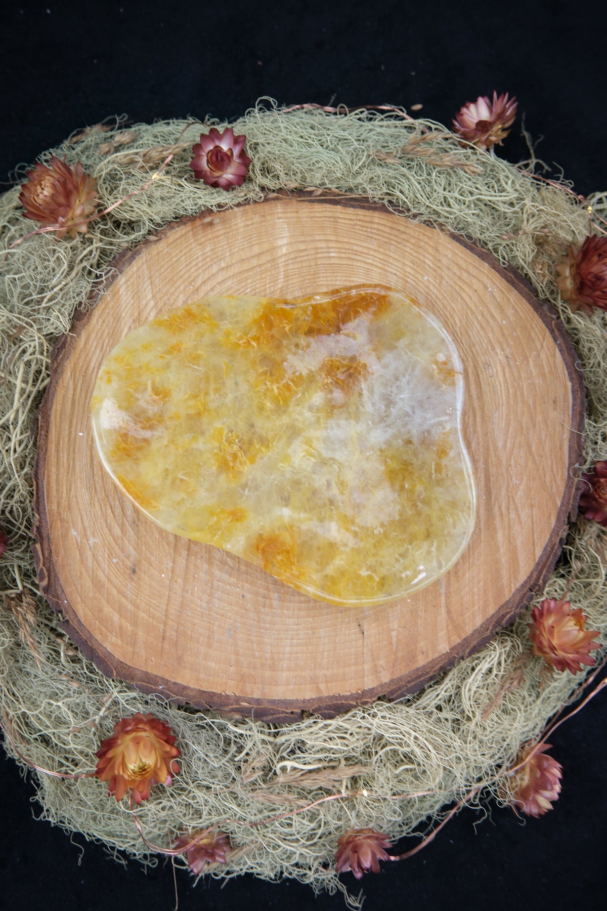 Golden Healer Quartz Dish, Madagascar