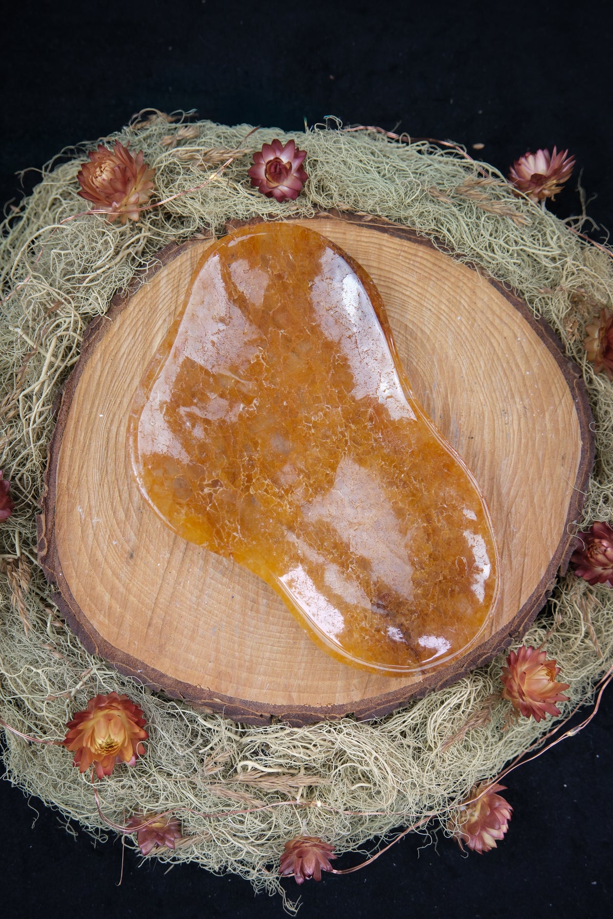 Golden Healer Quartz Dish, Madagascar