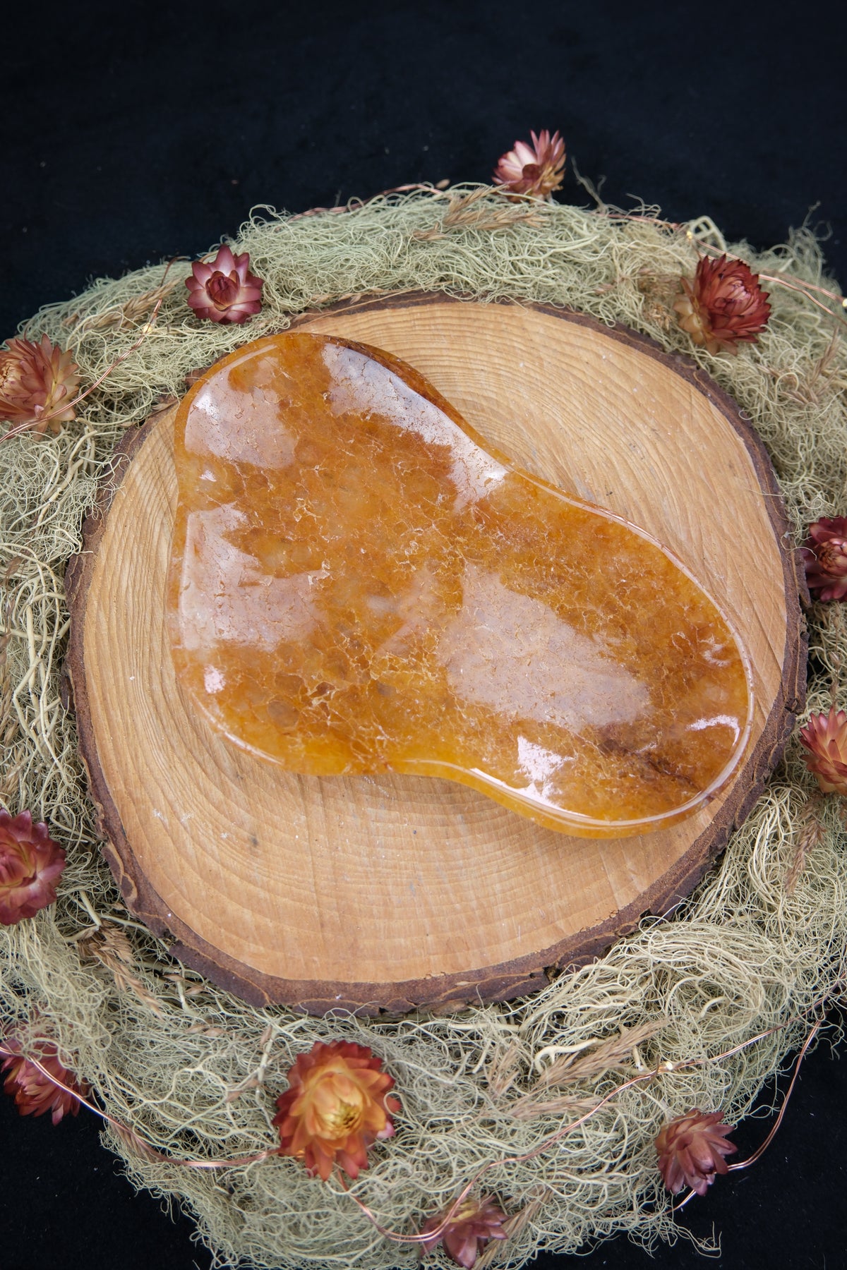 Golden Healer Quartz Dish, Madagascar