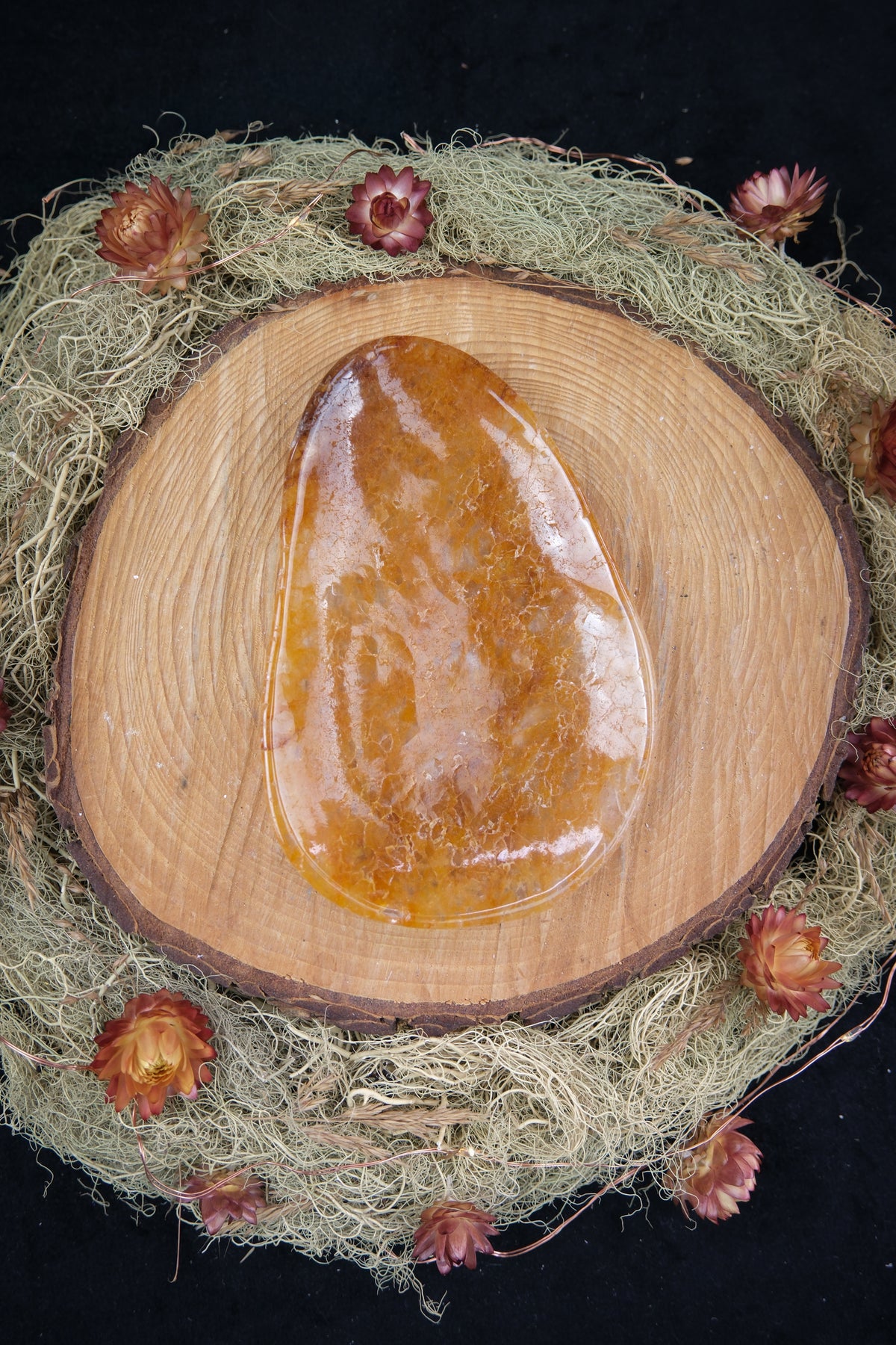 Golden Healer Quartz Dish, Madagascar