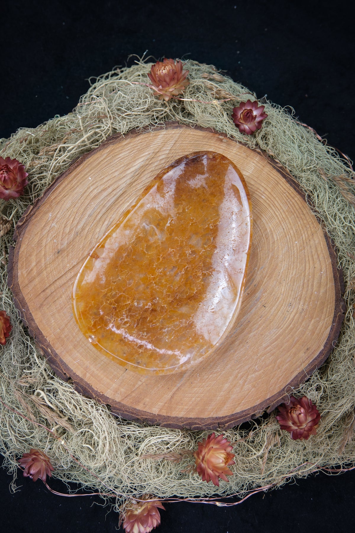 Golden Healer Quartz Dish, Madagascar
