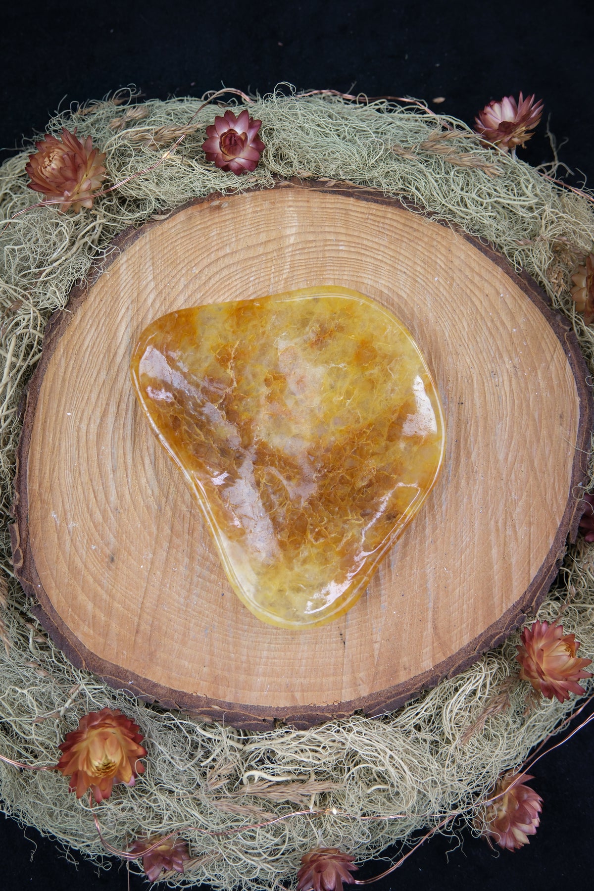 Golden Healer Quartz Dish, Madagascar