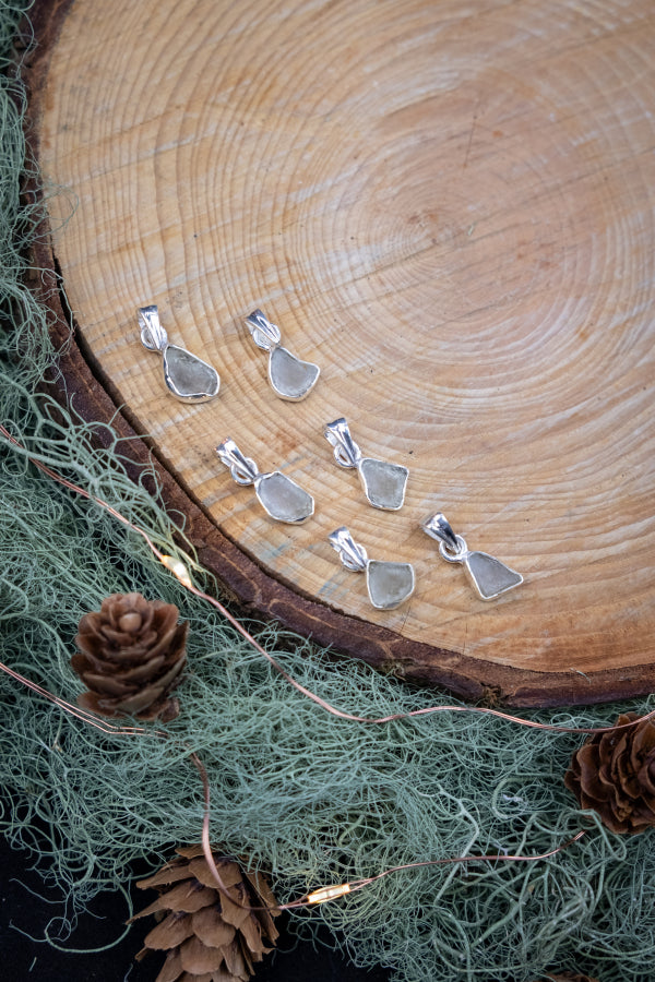 Libyan Desert Glass Pendant, Sterling Silver Crystal Necklace, Tektite Gemstone Jewellery, Hand Crafted Healing Stone