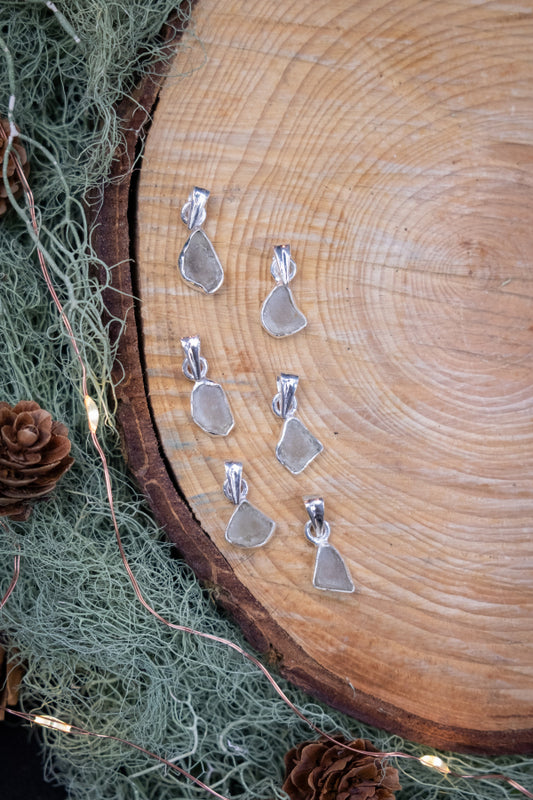 Libyan Desert Glass Pendant, Sterling Silver Crystal Necklace, Tektite Gemstone Jewellery, Hand Crafted Healing Stone