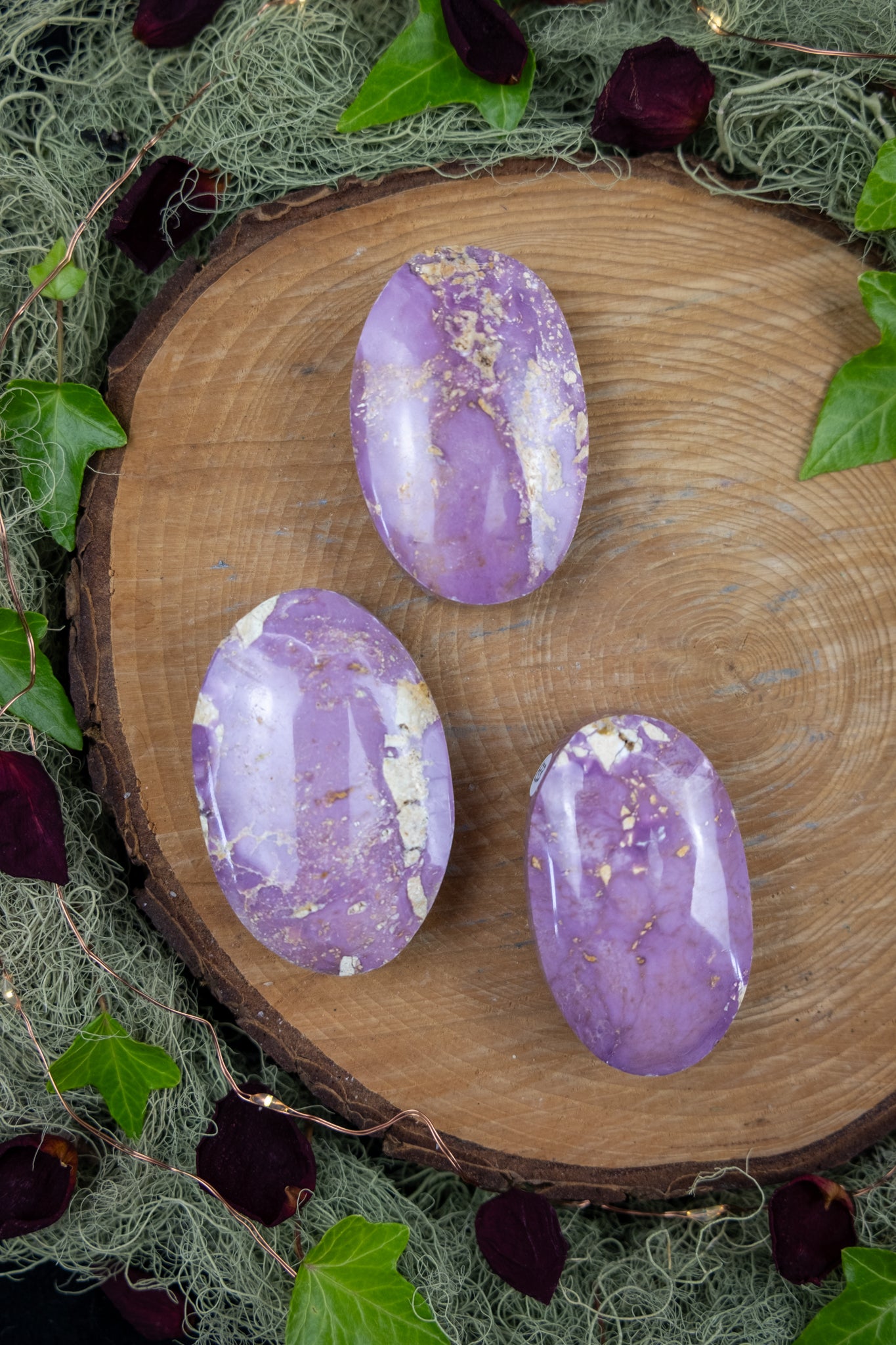 Phosphosiderite Palm Stone