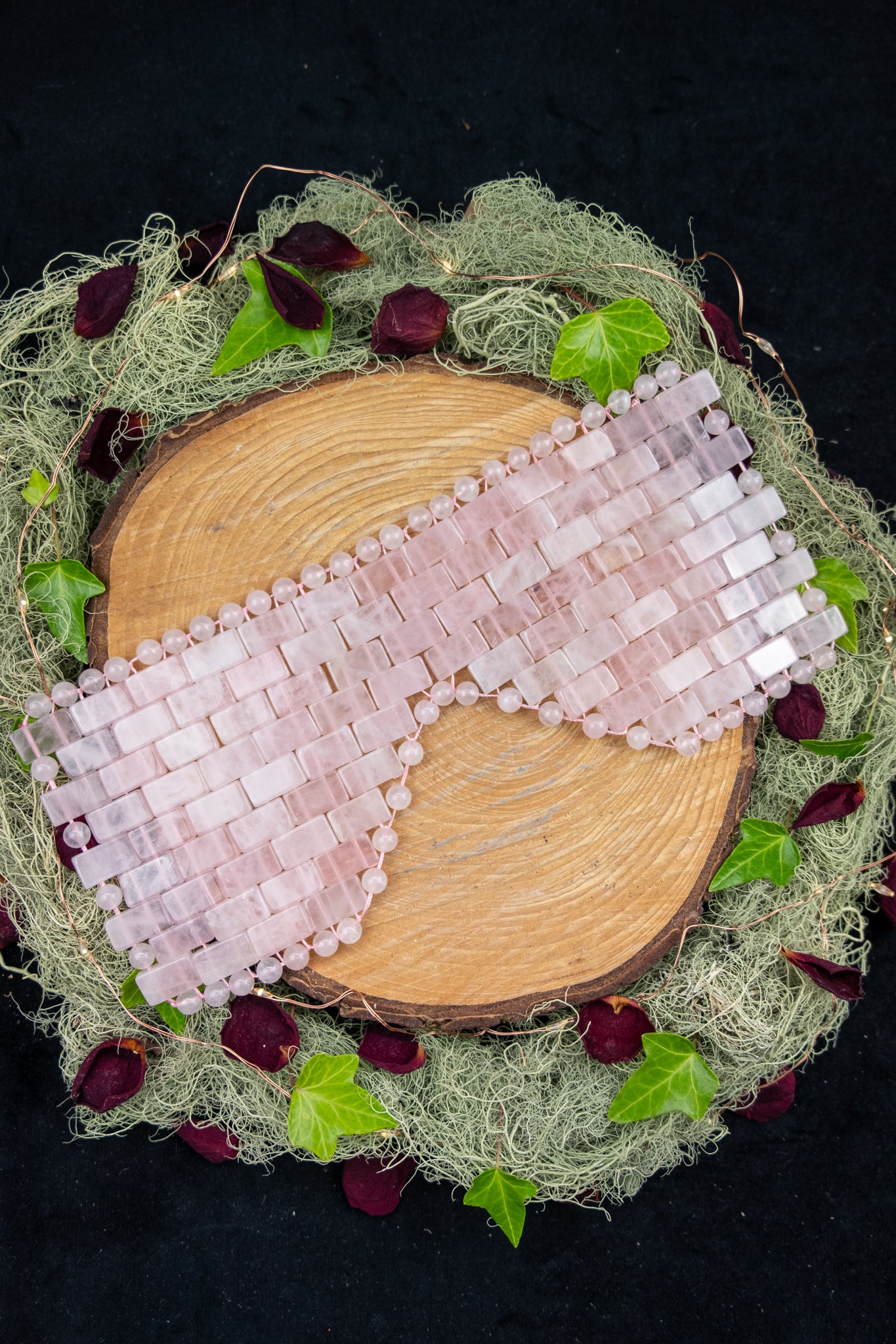 Rose Quartz Crystal Facial Ritual Mask