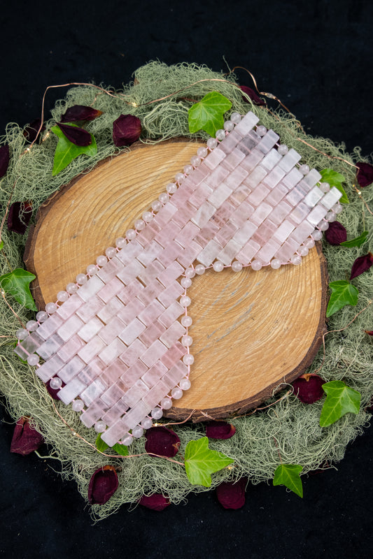 Rose Quartz Crystal Facial Ritual Mask